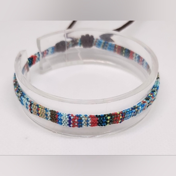 Men's Bracelet Striped Punk NEW f20 - Picture 1 of 1